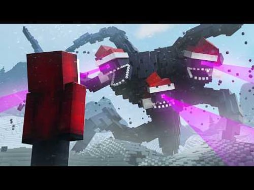 We Defeated THE WINTER WITHER STORM in Minecraft... (Hardest Boss)