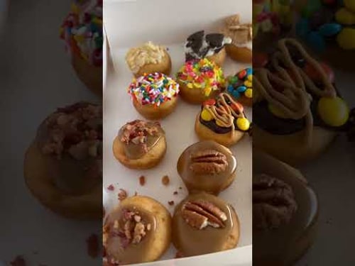 Mini donuts will be back soon!!! 💗💗