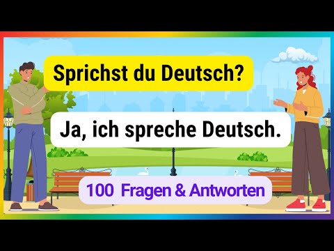 Master German: The 100 most important questions and answers! | Daily sentences A1-A2
