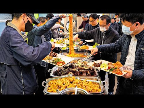 가성비 끝판왕! 점심에만 2000명씩 찾아오는 뷔페부터 직장인들이 사랑하는 줄서서 먹는 맛집 몰아보기 Popular Korean Buffet - Korean Street Food