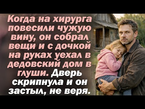 Когда на хирурга повесили чужую вину, он собрал вещи и с дочкой на руках уехал в дедовский дом...