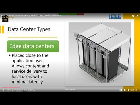 Data Center Infrastructure Design Webinar l IEEE LAU Student Branch