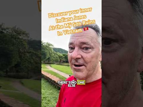 Mysterious Vietnam! The Mỹ Sơn Sanctuary #shorts #danang #hoian #ancientcivilizations