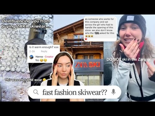 ZARA SKI is everything wrong with fast fashion