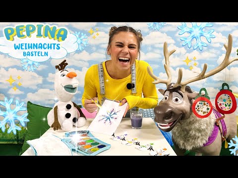 ❄️🎅🏻 CHRISTMAS CRAFTS with Olaf & Sven 🎄✂️ Where is Pepina? 🔍 4 easy DIYs for kids ✨ Learning fun ✨