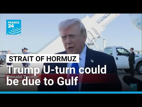 Trump U-turn on Hormuz could be due to 'pressure' from Gulf nations • FRANCE 24 English