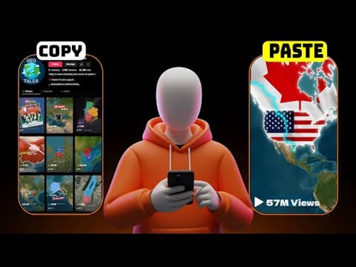 How I Made Viral Map Animations For FREE (No Hera)