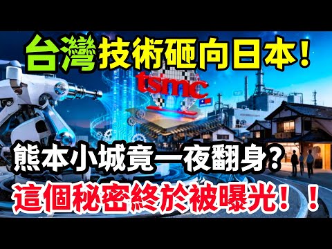 一家台灣公司救了日本瀕死縣城,熊本縣這兩年經歷了什麼,台積電降臨後,這個被遺忘的日本小城上演“一夜暴富”神話!#台積電 #台灣