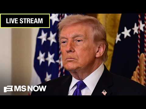 LIVE: Trump speaks on Iran war amid school strike controversy
