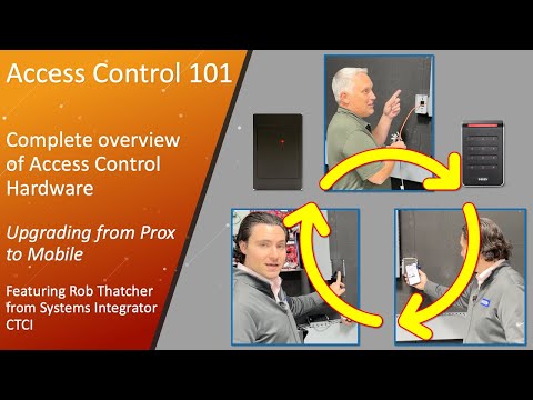 Access Control Systems 101 - Panel and Reader Hardware Review and upgrading old Reader to Mobile