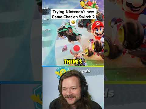 Trying Nintendo’s new Game Chat on Switch 2 🤣 #nintendoswitch2