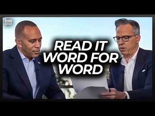 Watch Dem’s Face After Host Reads Actual Bill Word for Word
