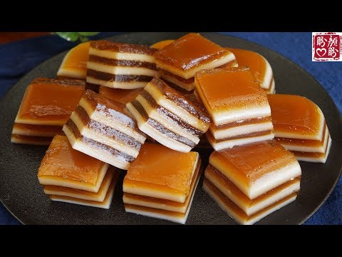 零失败的椰汁千层马蹄糕,做法简单,步骤详细,吃了还想吃 !Coconut Juice Thousand Layers Horseshoe Cake。