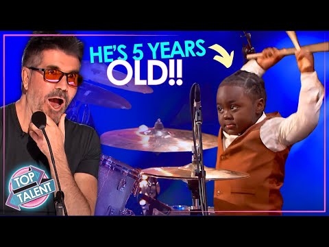 5-Year-Old SHOCKS the Judges with EPIC Drum Skills on AGT 2024! 🔥