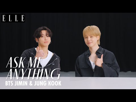【BTS JIMIN & JUNG KOOK】ふたりの素顔と親しさあふれる一問一答|ASK ME ANYTHING|ELLE Japan