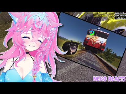 ━☆NEKO REACTS━☆ A CAT-TASTROPHE ! ! | REACTING TO Running Over Maxwell the Cat in My Summer Car