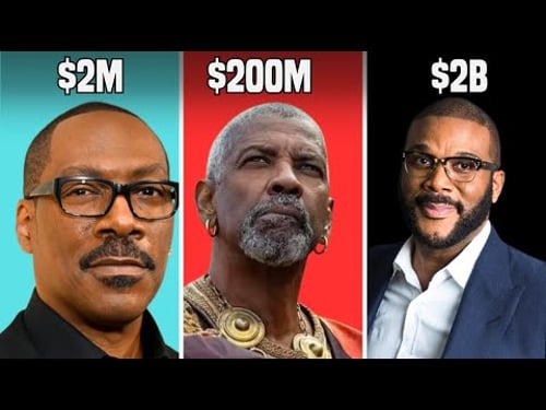 The 10 Richest Black Actors in The World...