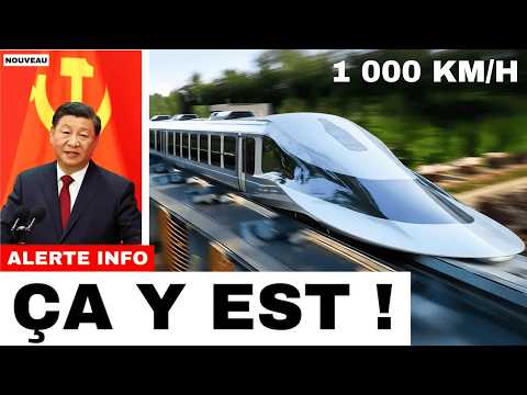 Le nouveau train chinois est plus rapide qu'un avion (1 000 km/h)