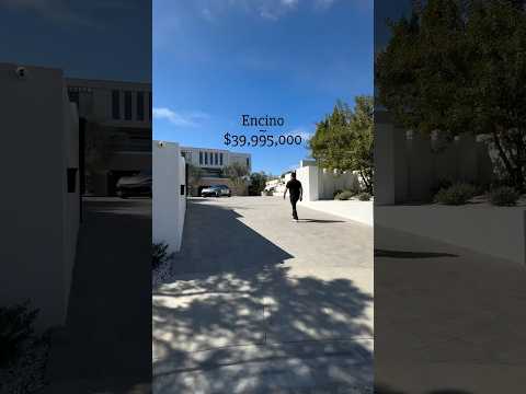 8 Beds • 11 Baths • Gated View Estate with Grand Arrival in Prime Encino #shorts