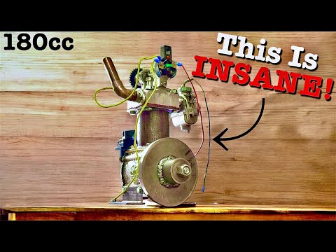 My Homemade Gas Engine gets INSANE Upgrades!