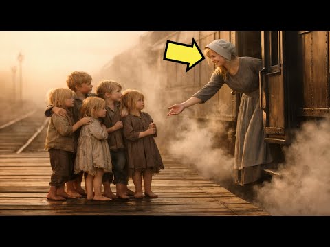 PERSONNE NE VOULAIT DES 5 ORPHELINS À LA GARE… JUSQU'À CE QU'UNE FEMME STÉRILE TENDE LA MAIN