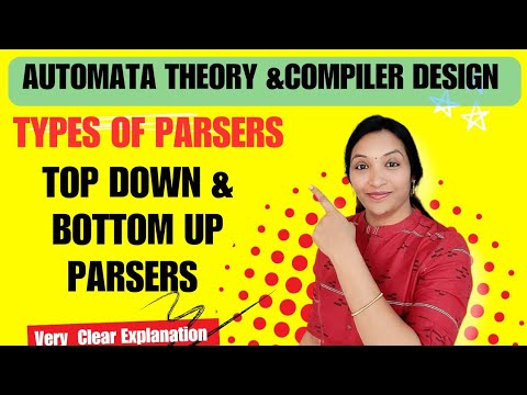 Types of Parsers || Top Down Parsing || Bottom Up Parsing || Parsing Techniques || AT&CD JNTUH ||