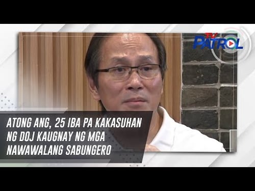 Atong Ang, 25 iba pa kakasuhan ng DOJ kaugnay ng mga nawawalang sabungero | TV Patrol