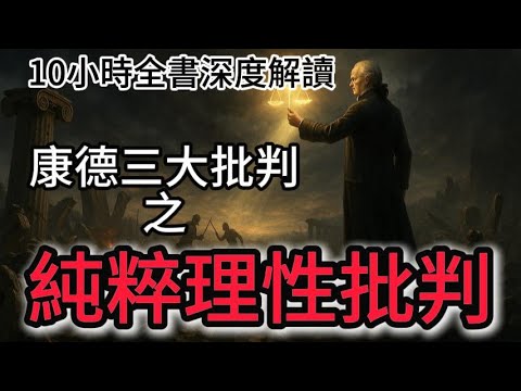拼命卷却变穷?你的努力一文不值!——10小时全书深度解读康德三大批判之《纯粹理性批判》
