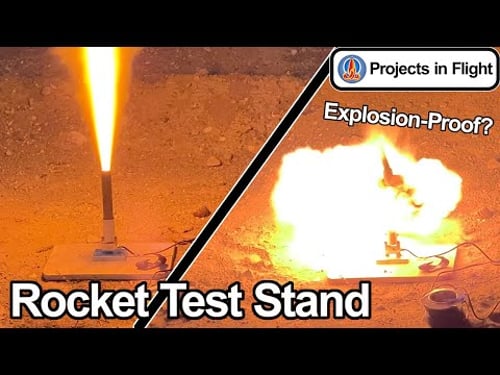 Building an Explosion-Proof Rocket Motor Test Stand