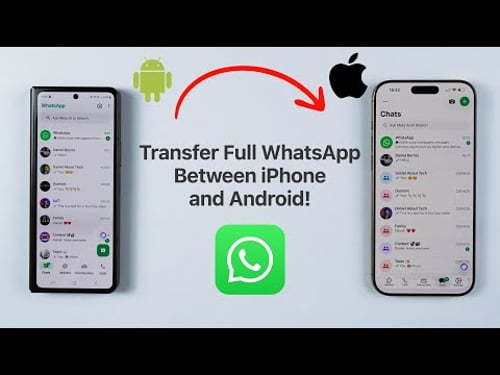 How To Transfer All WhatsApp Data Between iPhone and Android (FREE and OFFICIAL)