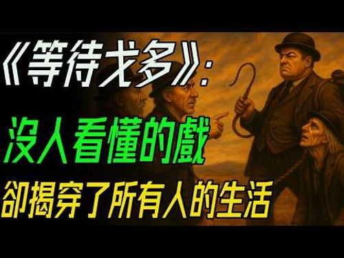 《等待戈多》:沒人看懂的戲,卻揭穿了所有人的生活!#等待戈多 #荒誕戲劇 #存在主義 #重複與輪迴 #時間停滯 #孤獨與渴望 #虛無哲思 #人性寓言 #塞繆爾貝克特 #現代戲劇經典