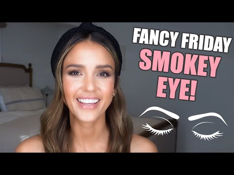 HOW TO GET A #FancyFriday SMOKEY EYE LOOK | JESSICA ALBA