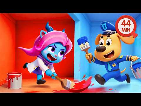 The Big Showdown | Fun Story for Kids | Safety Rules | Cartoon | Sheriff Labrador