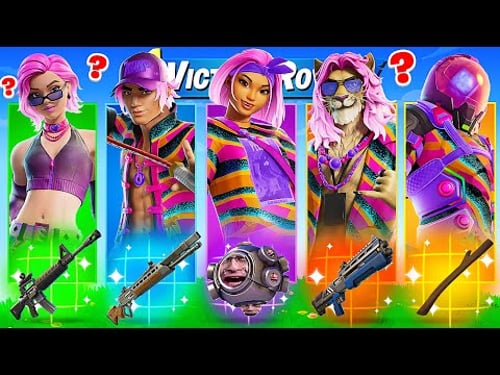 The *RANDOM* SUPER RAINBOW BOSS Challenge in Fortnite!