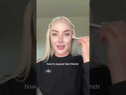 this sounds insane but hear me out#fakefriends #friendships #psychology