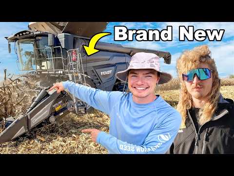 My Brother Surprised Me With A NEW $750,000 Combine