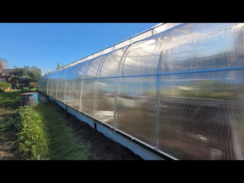 Обзор строительства новой теплицы