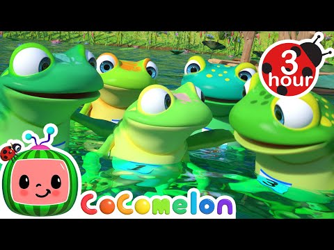 Five Little Speckled Frogs πΈ CoComelon - Nursery Rhymes and Kids Songs | 3 HOURS | After School Club