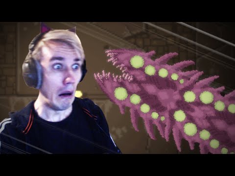 Noita added a giant maggot boss