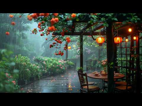 【Thunder rumbles】The soothing sound of rain is the music played by nature, Helps relax and sleeping