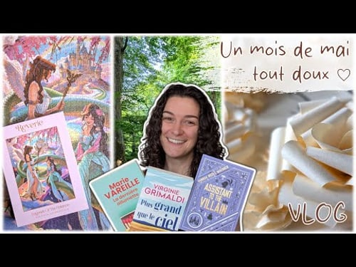 VLOG - Des puzzles, des fleurs en papier, et de la lecture ! 🧩🌹📚