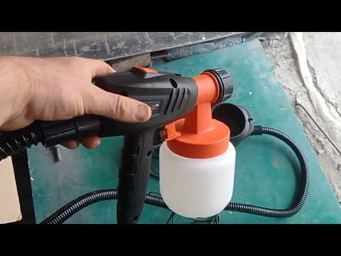 З рихтувальників в маляра. Фарбопульт електричний Дніпро М. Фарбую половину гаража