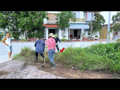 The men in the rich neighborhood did this to our surprise when cleaning