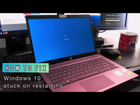 How to Fix WINDOWS 10 stuck on restarting screen (LAPTOP)