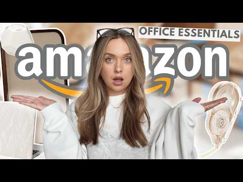 *ULTIMATE* 40+ Amazon Office Finds: office organization + work from home office + aesthetic office