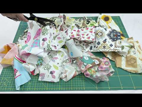 I never thought that this bag made from scraps of fabric would be such a success at the fair.