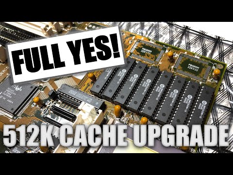Upgrading the Full Yes 82430I to 512KB of SRAM Cache!
