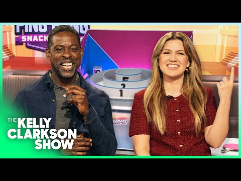 Kelly Clarkson vs. Sterling K. Brown Chaotic Ping Pong Trivia With Amber Ruffin