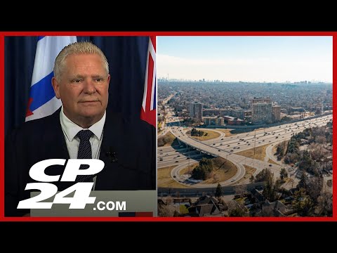 Ford says traffic on Hwy. 401 is 'a nightmare', says a tunnel will be built