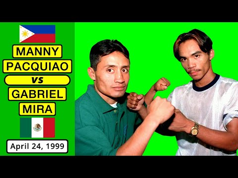 (27) | Manny Pacquiao π΅π VS π²π½ Gabriel Mira | April 24, 1999 | Vintage Sports | Upscaled 720P 60FPS